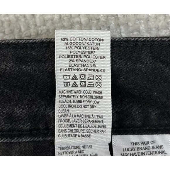 Lucky Brand Jeans Lolita Boot Cut Women's 10/30 L Stretch Black Denim Pants - Picture 12 of 12